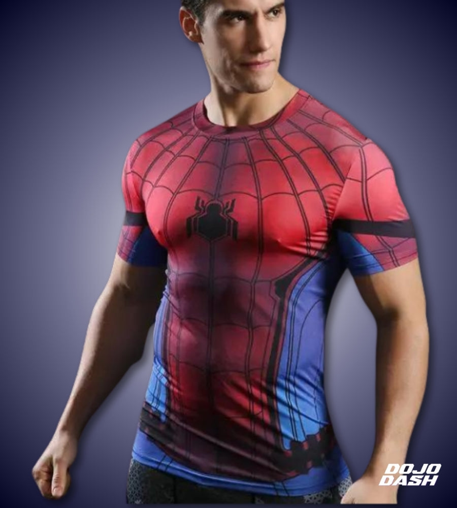 Spider Man Cosplay 3D Print Compression Tee