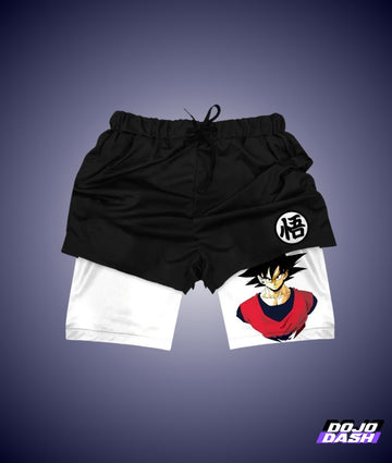 Dragon Ball One Piece Naruto Gym Shorts - Vegeta