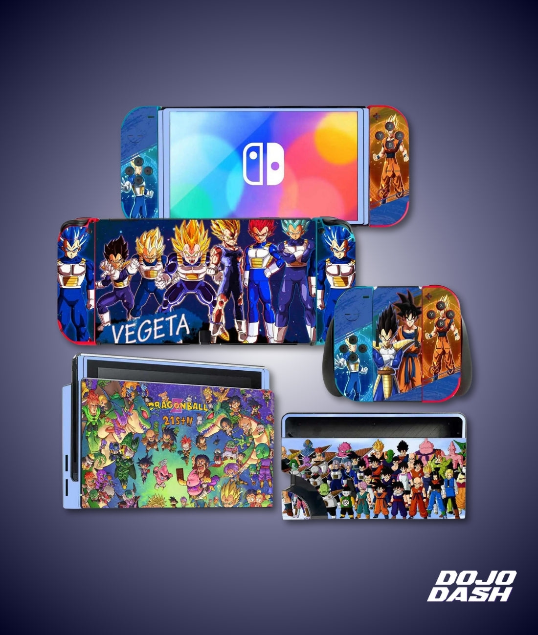 Dragon Ball Anime Skin Decal for Nintendo Switch OLED