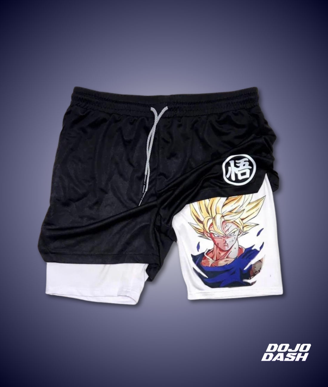Dragon Ball Z 2-in-1 Gym Shorts - Super Saiyan