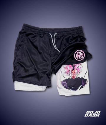 Dragon Ball Z 2-in-1 Gym Shorts - Goku Black
