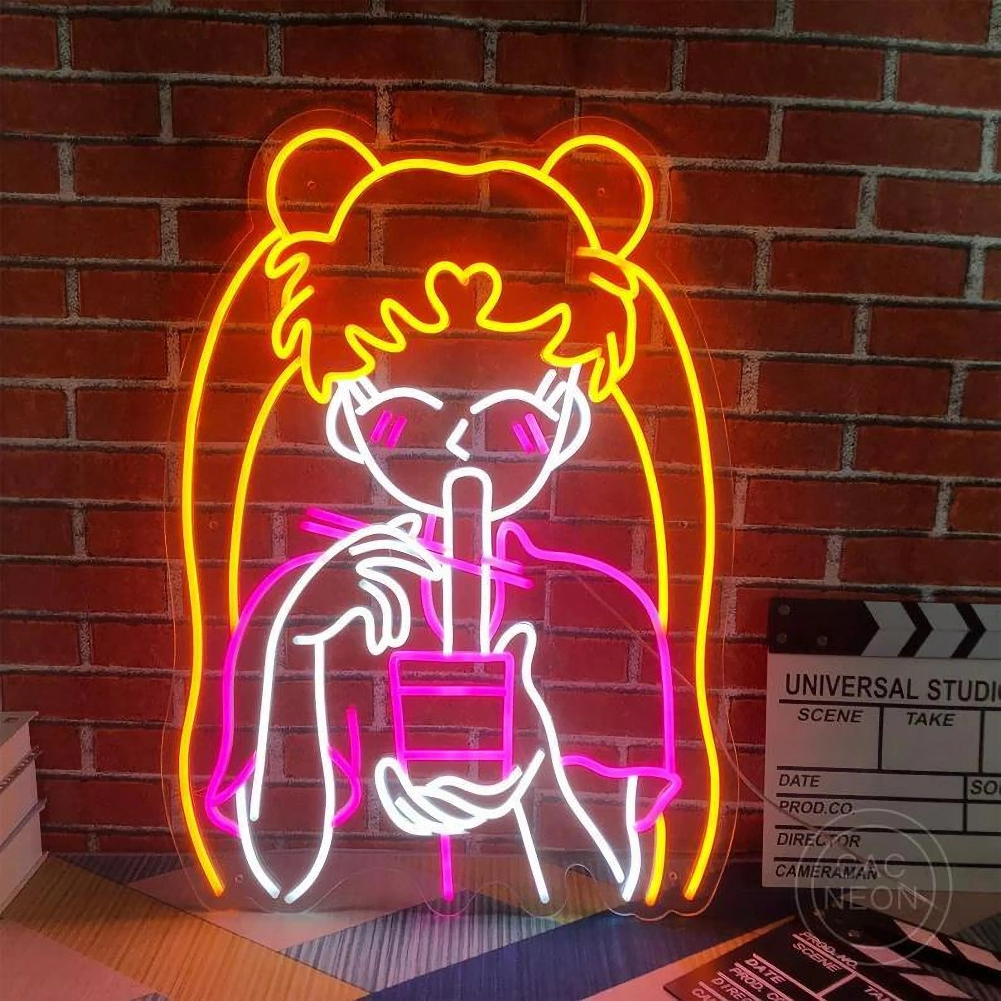 Anime Ramen Girl Anime LED Night Light